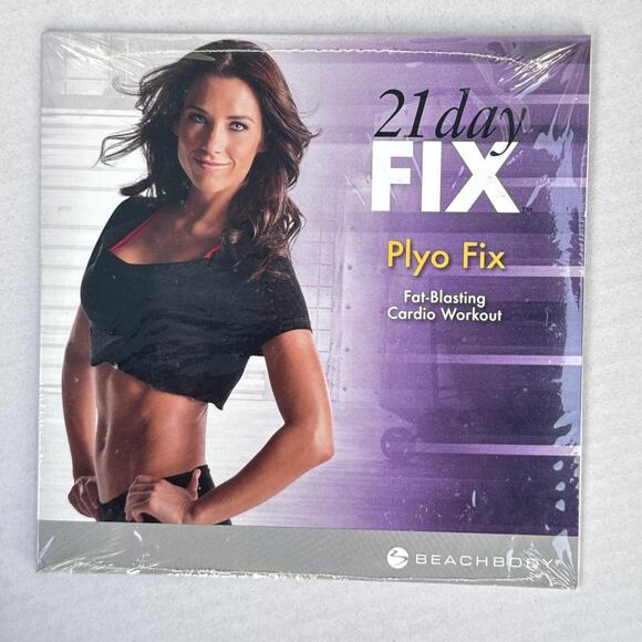21 Day Fix Plyo Fix Beachbody Fat-Blasting Cardio Workout DVD New Sealed 2014 - Picture 1 of 6